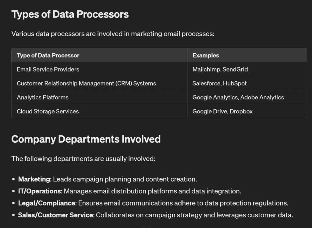 types of data processors